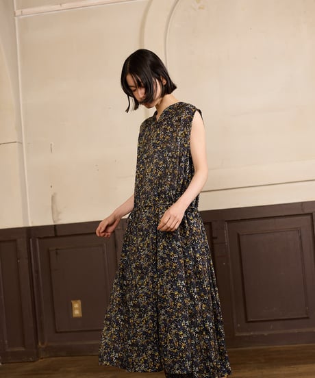 LIBERTY FABRICS ETERNAL COLLECTION Sleeveless A-line dress