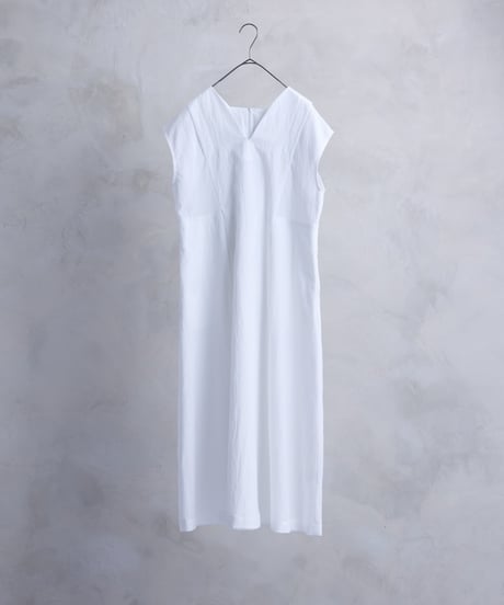 翳る梢 Sleeveless Shoulder-tucked Dress
