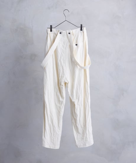 記憶のしるしPoet suspender trousers