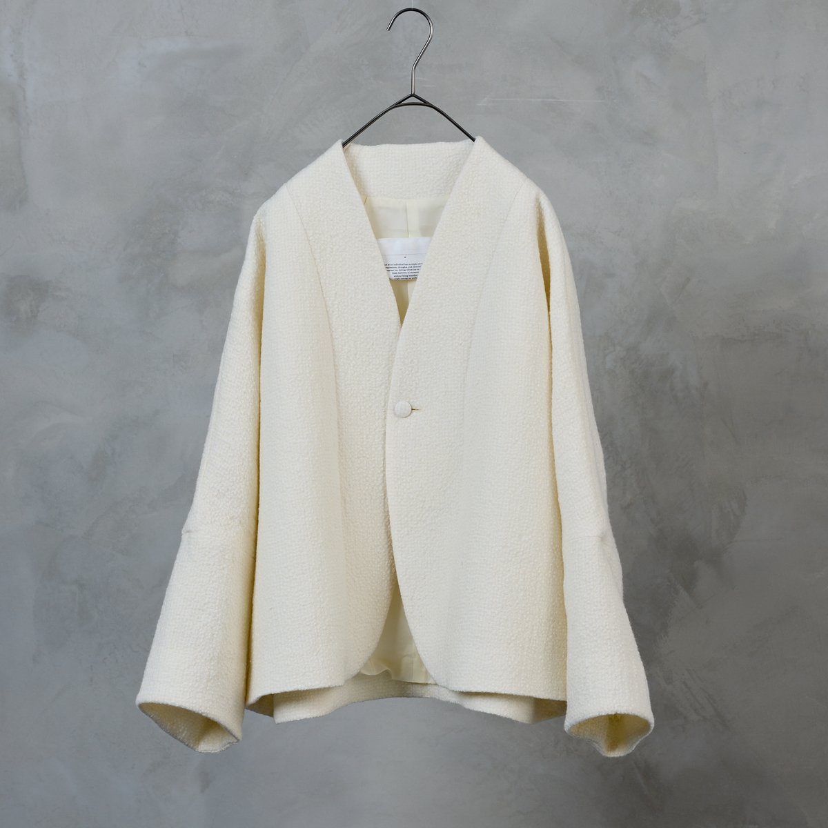 ジャケット・アウター collarless cocoon jacket ジャケット・アウター collarless cocoon jacket 単純なる風景