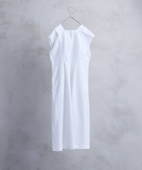 翳る梢 Sleeveless Shoulder-tucked Dress