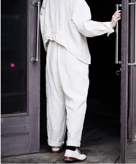 記憶のしるしPoet suspender trousers