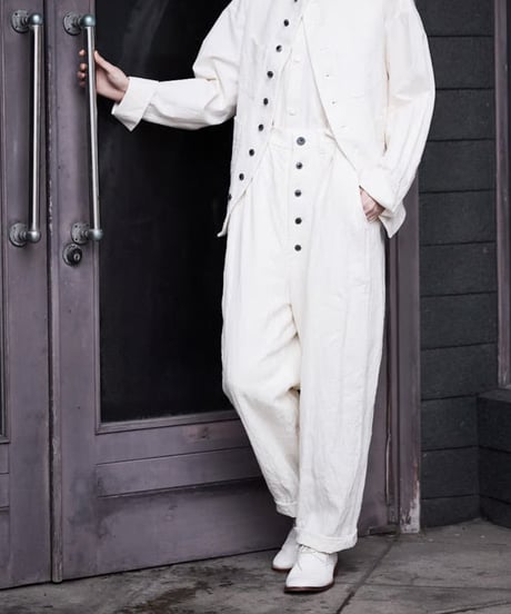 記憶のしるしPoet suspender trousers