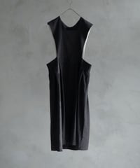 月夜の晩 black pinafore dress