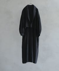 月夜の晩 layered black dress