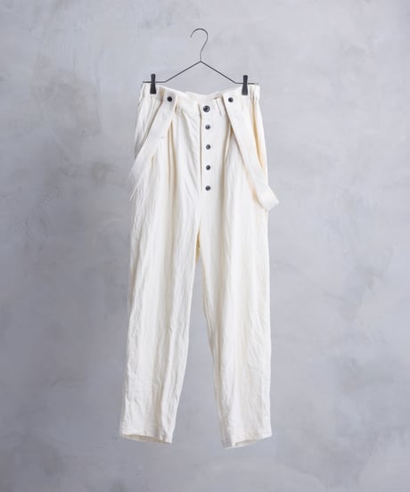 記憶のしるしPoet suspender trousers
