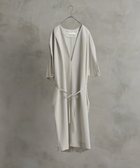 とける霞Cowl sleeve dress