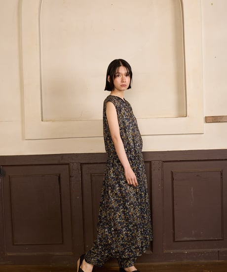 LIBERTY FABRICS ETERNAL COLLECTION Sleeveless A-line dress
