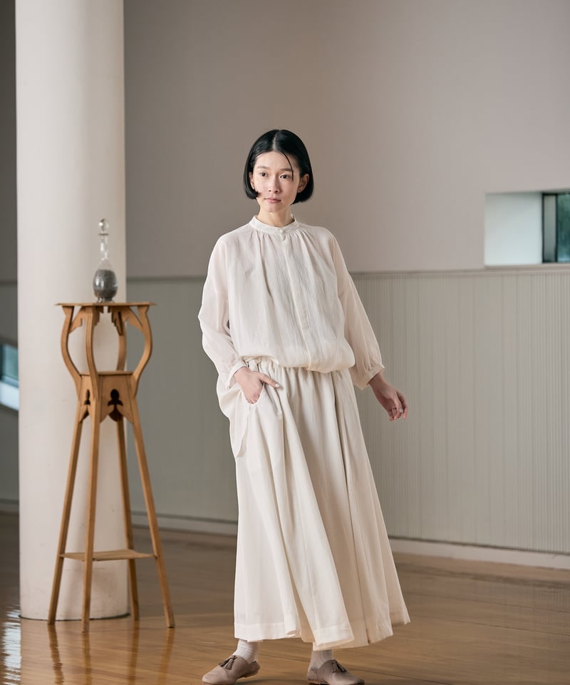 半透明の沈黙 Circular skirt | the mark of the flower