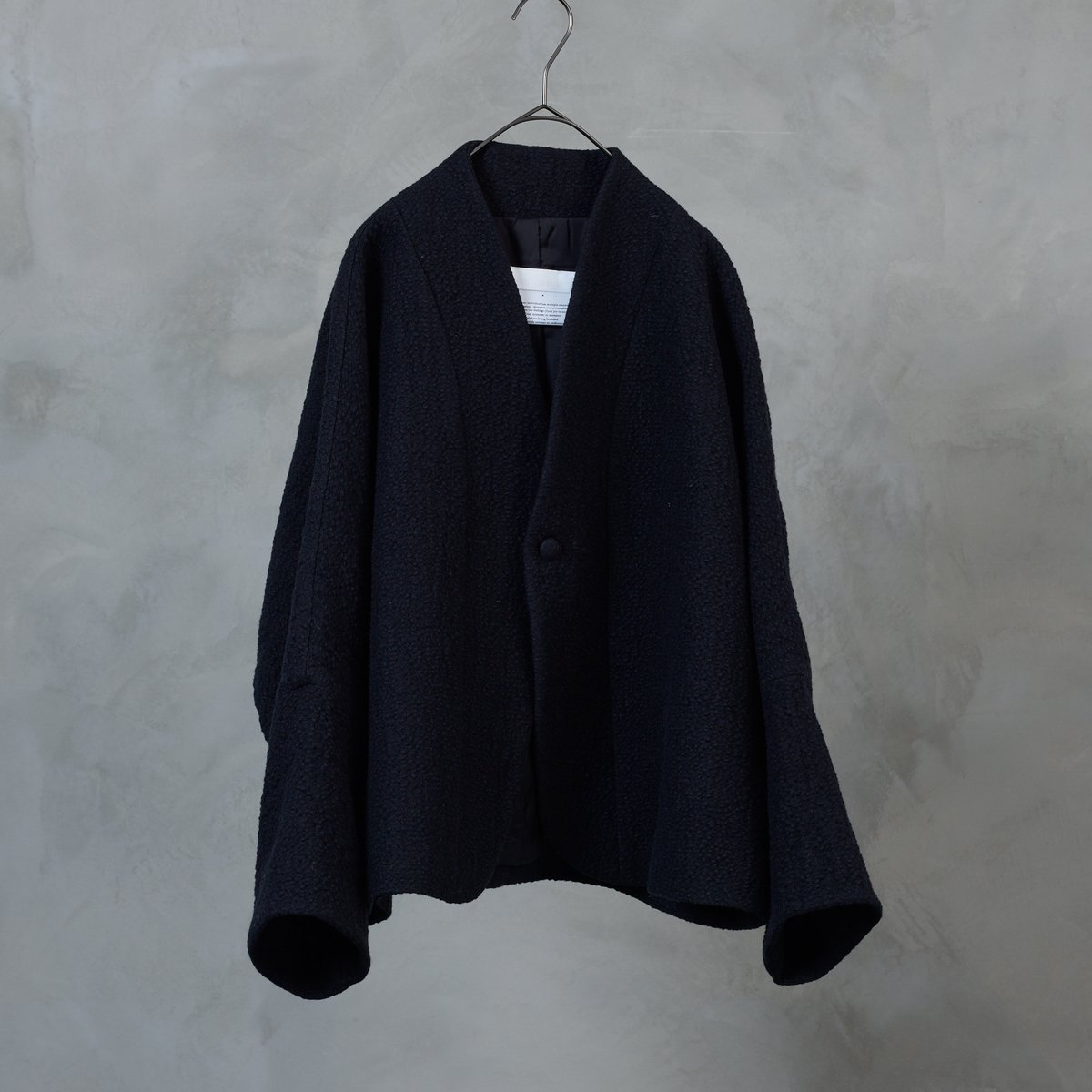 ジャケット・アウター collarless cocoon jacket collarless cocoon jacket