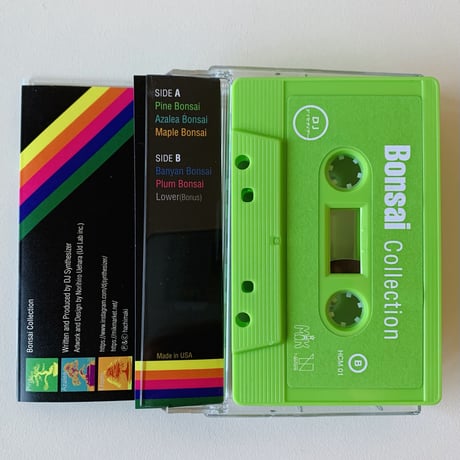 DJ Synthesizer『Bonsai Collection』EP（カセットテープ）