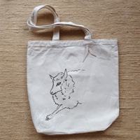 キャンパス トートバッグ　Wise Sheep  B