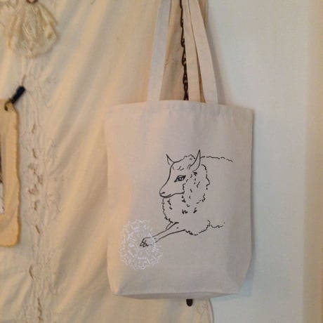 キャンパス トートバッグ　Wise Sheep A