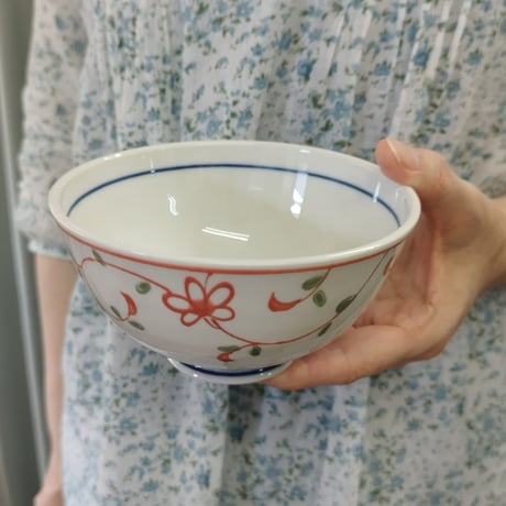 軽量大平　花赤絵(10個入)