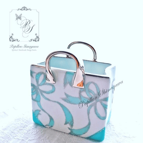 ショッパー小物入れ（グリーン）