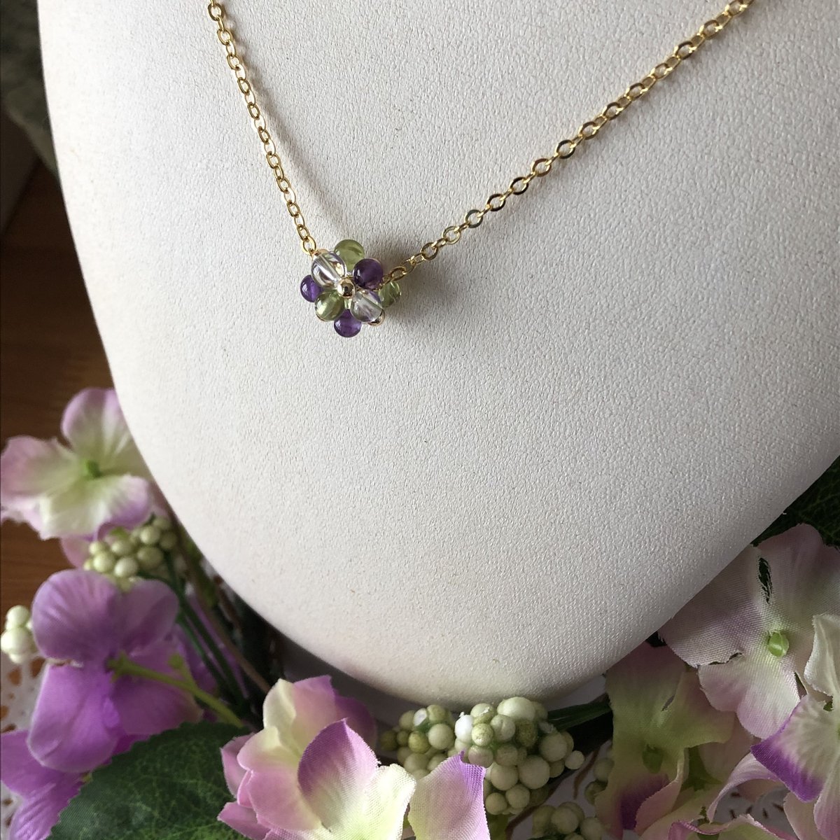 ゴールド ボールペンダント ネックレス Ops. ネックレス 18k 18金 レディース ボール ロング ロング