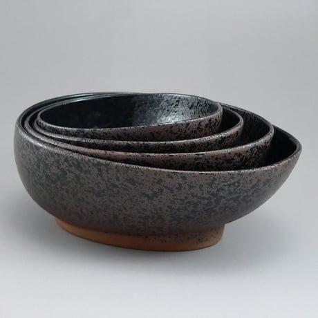 しあわせたまご　つや黒4点セット(化粧箱入)