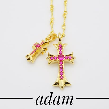 cross LCH rosa necklace