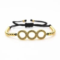 triple circle bracelet