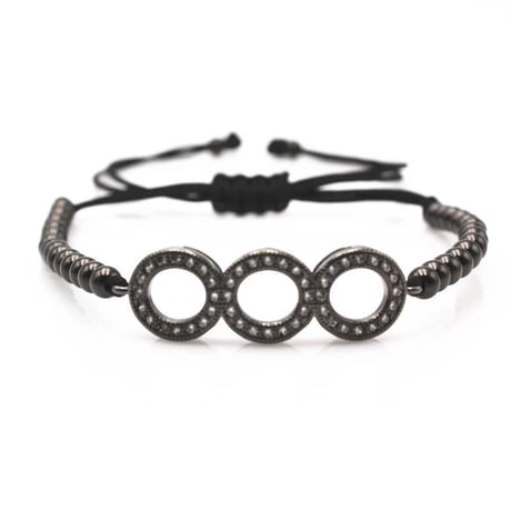 triple circle bracelet