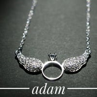 Angel ring necklace
