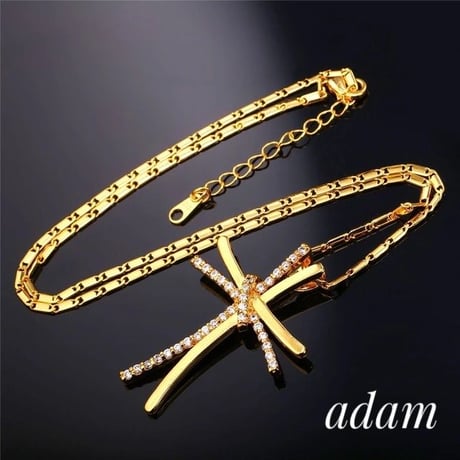 W cross  necklace