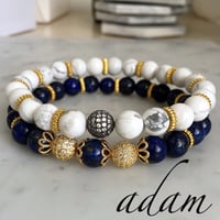 Natural L stone  bracelet