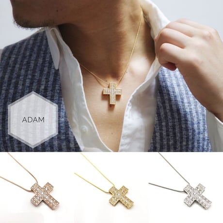 Cross  Geometry necklace