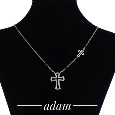 Cross open necklace