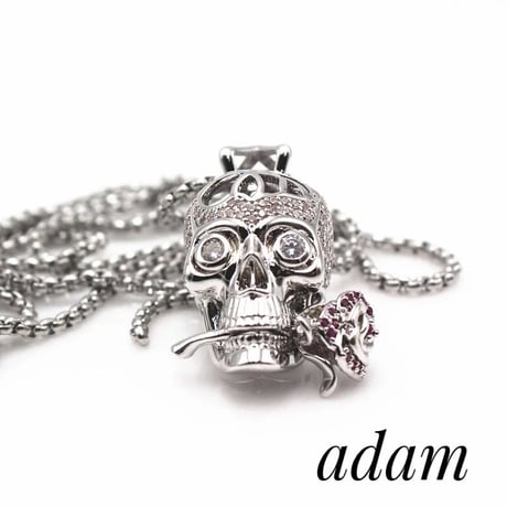 Scull Rose necklace