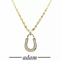 U-hoof simple necklace