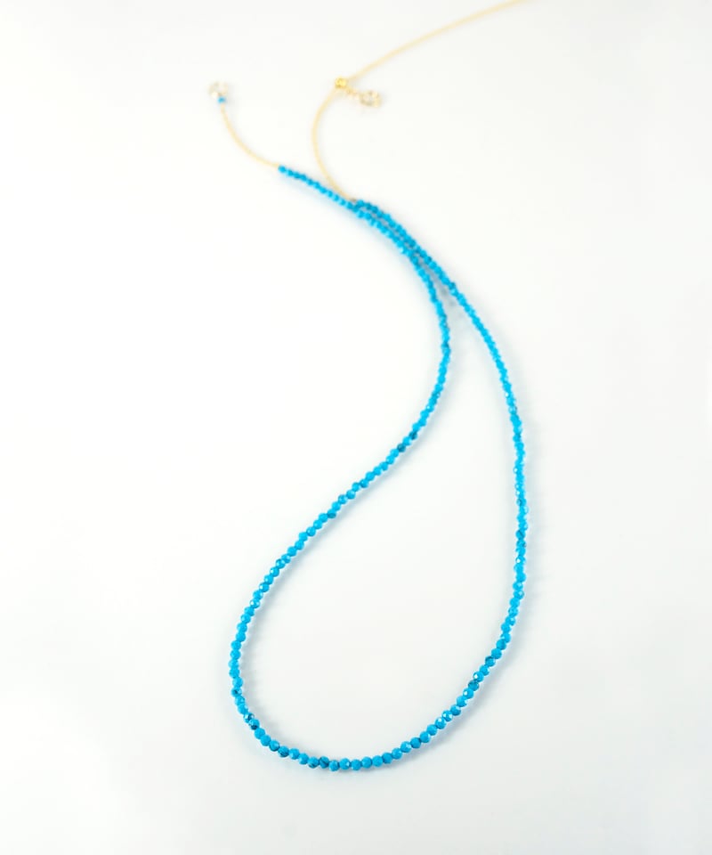 n142b【天然石✧】ターコイズ　１粒ネックレス　K14 仕上げ　ギフト無料 accessoriessalt_ns033