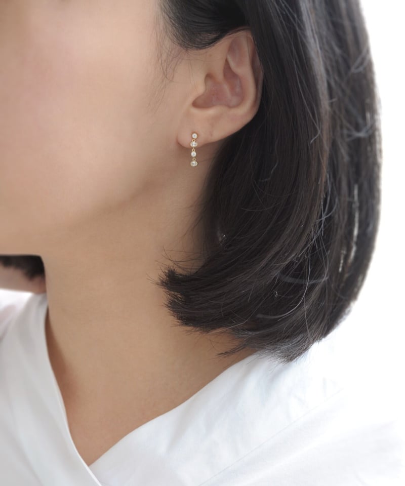 anqanq.】K10 shining ピアス | KU-CROISSANT 公式オンラインストア anqanq.】K10 shining ピアス | KU-CROISSANT 公式オンラインストア