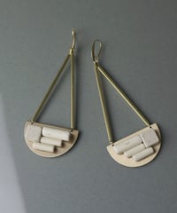 【DAVID AUBREY】ストーンスイングピアス YSM COLLECTION