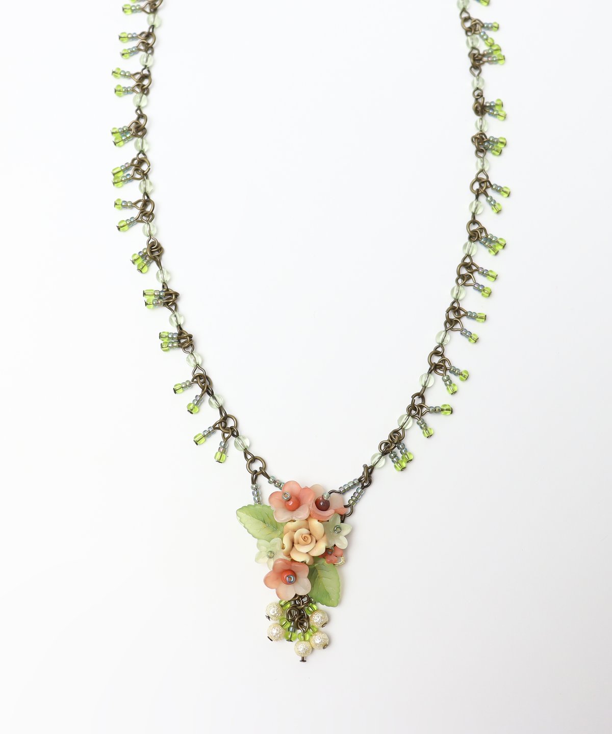 美品　コリーントランド　ネックレス　フラワー 希少】Colleen Toland コリーントランド ネックレス フラワー
