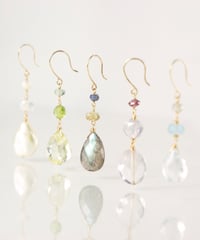 「anq.」アンク　K１０・パールOneStoneピアス　淡水パール anq. ピアス 「anq.」K10・パールOneStoneピアス 淡水パール