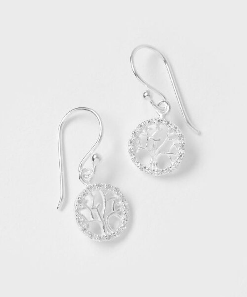 シルバー925 ピアス ツリーオブライフCZ | KU-CROISSANT 公式