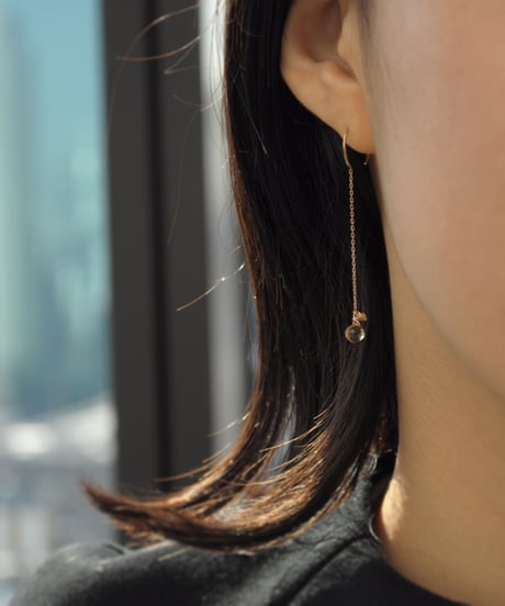 【anq.】K10　チェーンピアス