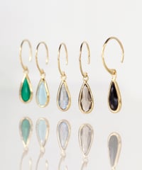 anq.】スモーキークォーツ ピアス / イヤリング | KU-CROISSANT 公式