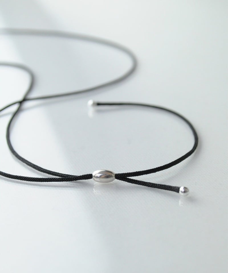 anq.】＜S＞シルバー925 フローライン シルクコードペンダント | KU