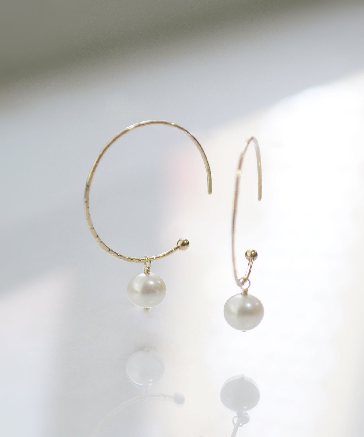 【anq.】K10・フープピアス 小