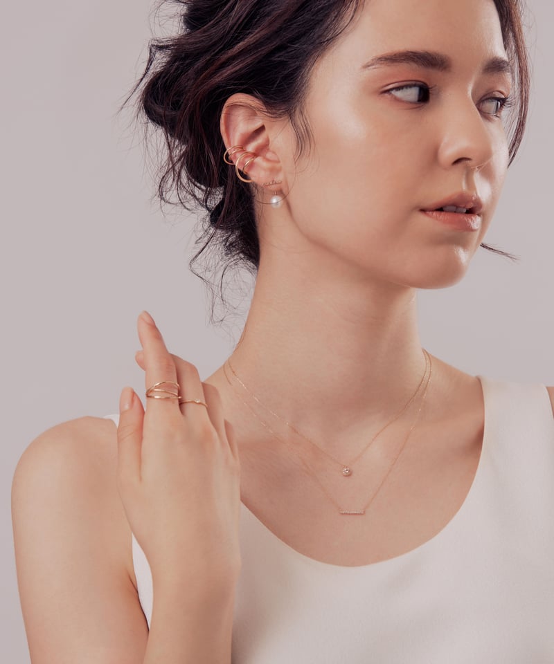 「anq.」K10 ダイヤモンド 3本セット リング anq.」K10・ダイヤ 3本セットリング（リング）｜anq.（アンク