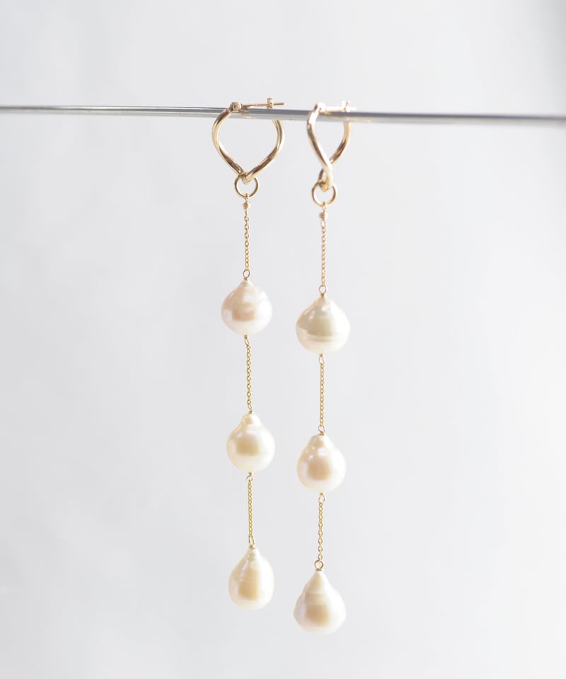 在庫品SALE◇14kgf◇バロックパールのロングチャーム anq.】K14GF ・ステーションバロックパール チャーム | KU