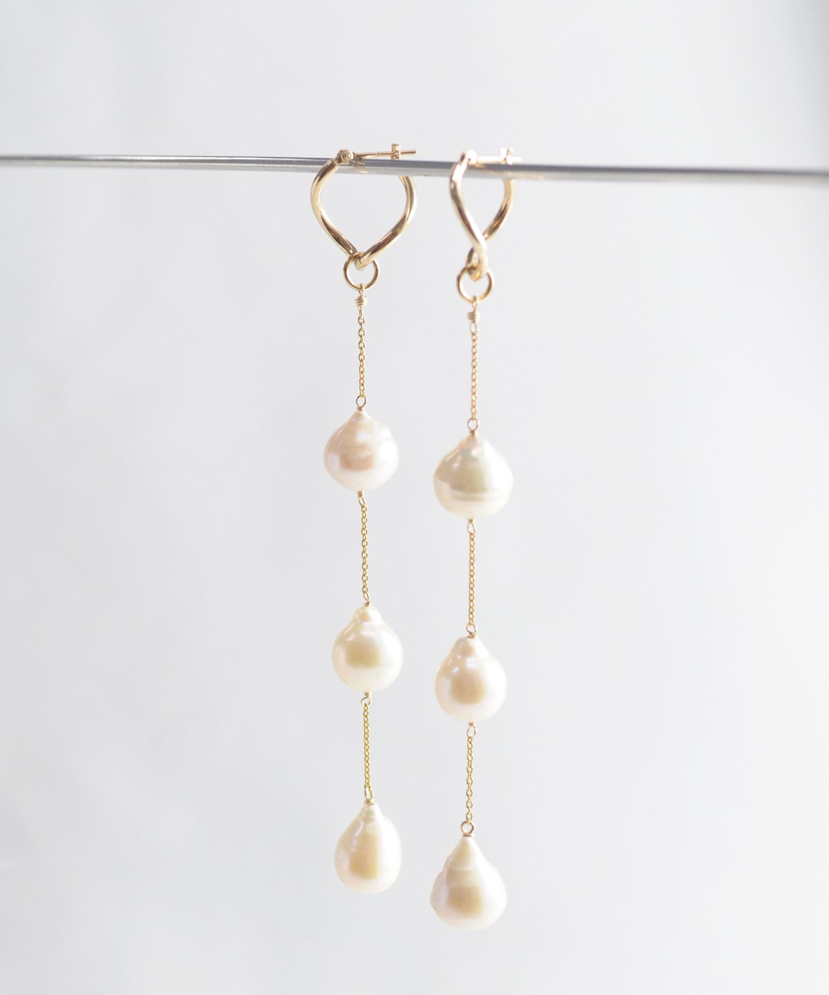 anq.】K14GF ・ステーションバロックパール チャーム | KU-CROISSANT