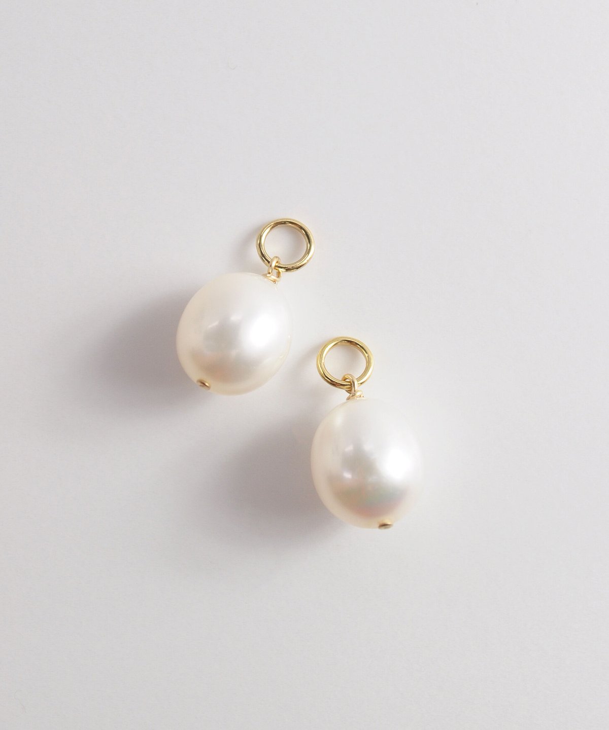 Kaya◆ピーチムーンストーン×淡水パールチャーム✧14kgf Kaya様専用◇ピーチムーンストーン×淡水パールチャーム✧14kgf