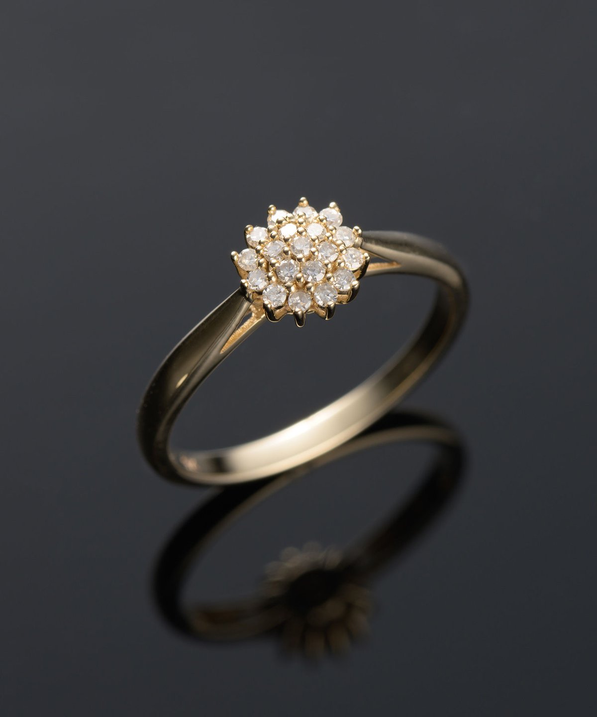 ANDY】K9YG ダイヤモンド クラシックデザインリング | KU-CROISSANT