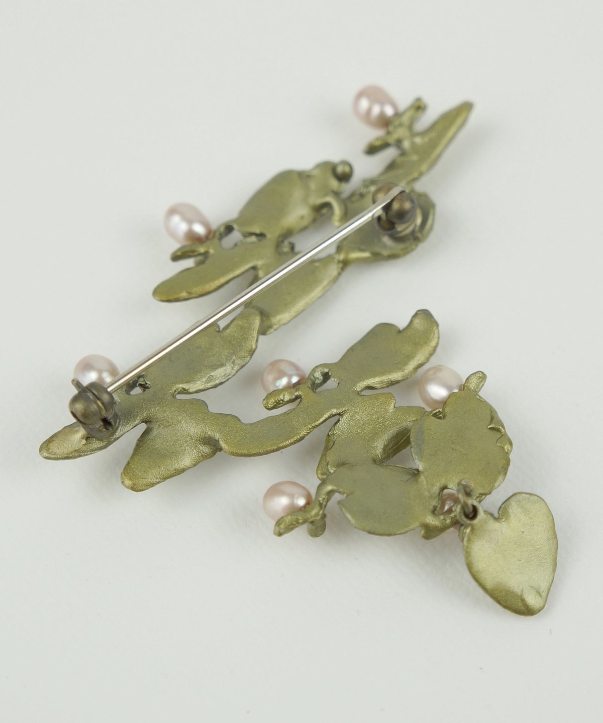 【ビンテージ】 マイケルミショーWater Lilies ブローチ MICHAEL MICHAUD】WATER LILY ブローチ | KU-CROISSAN