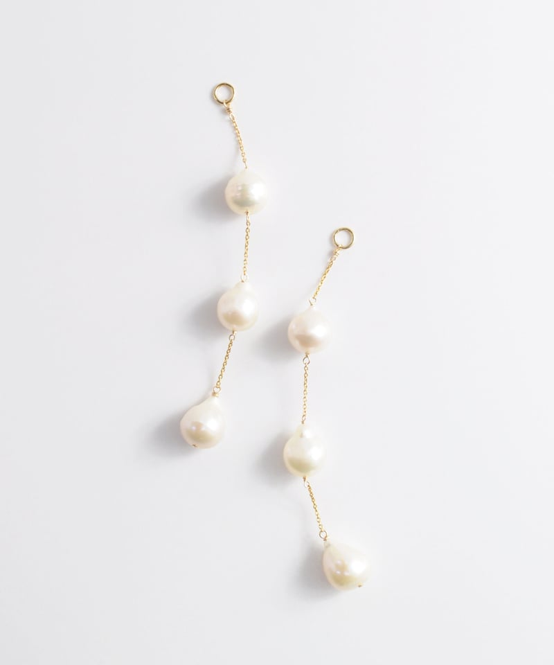 anq.】K14GF ・ステーションバロックパール チャーム | KU-CROISSANT