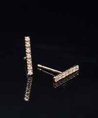anq.】K10 ・淡水パール ボールキャッチピアス | KU-CROISSANT