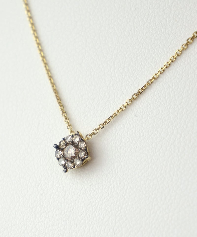 SUZANNE KALAN】crosster K14 ブラウンダイヤネックレス | KU-C 